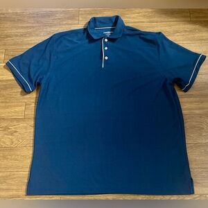 🦁Food Lion Hydrovent Men's Work Short Sleeve Shirt Sz XL Blue